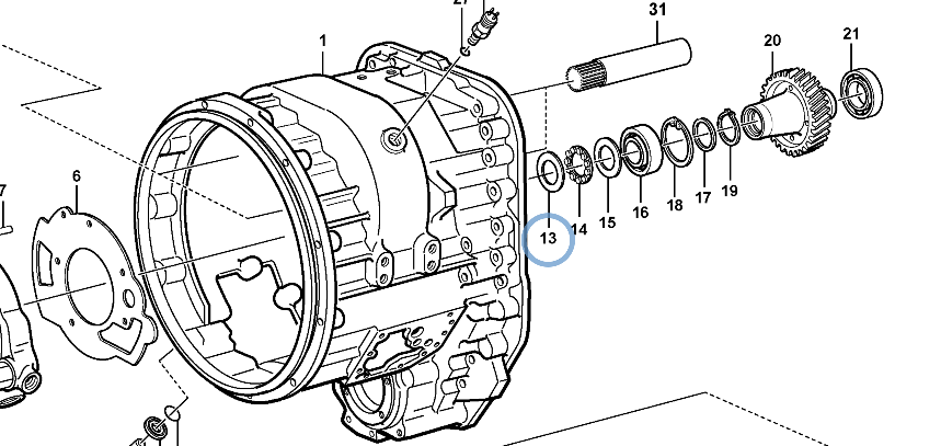 184230 - HAUSING WASHER