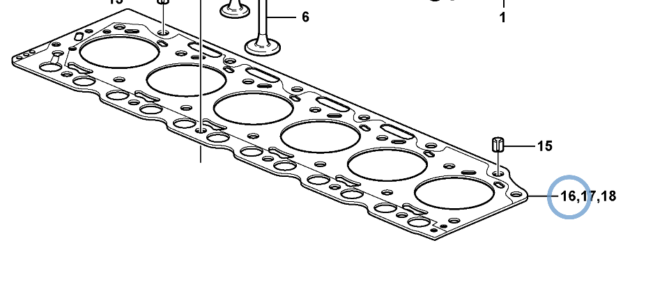 20798191 - Cylinder Head  Gasket