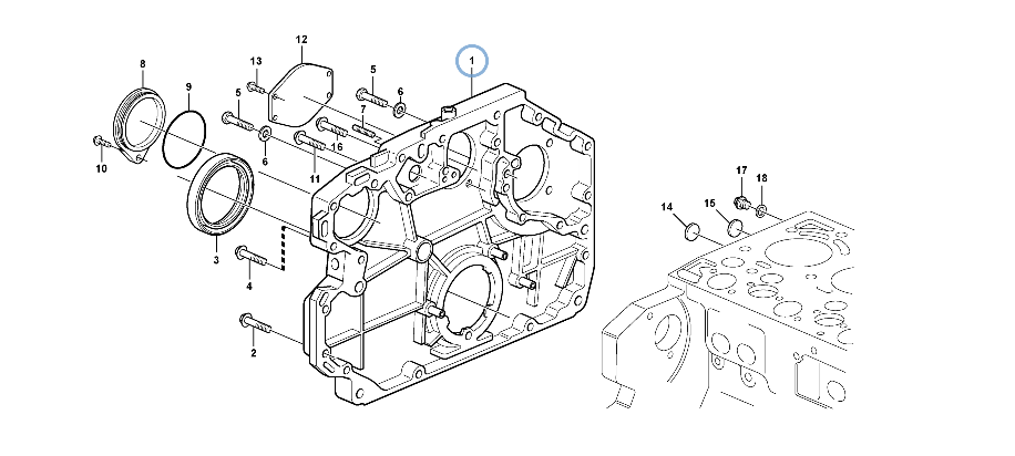 22039480 - Timing Gear Casıng