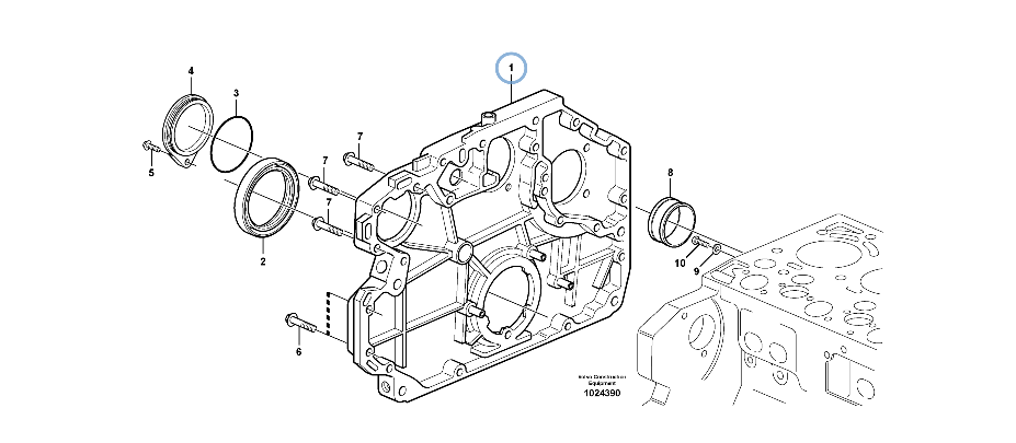 22444773 - Timing Gear Casing